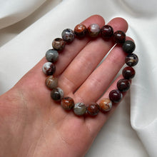 Load image into Gallery viewer, Lace Agate Stretch Bracelet 7”
