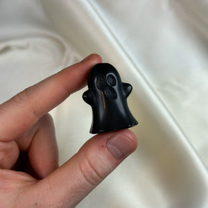 Obsidian Ghost Carvings