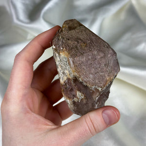 Pink Garden Quartz Lodolite Point