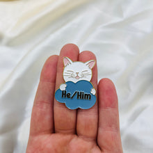 Load image into Gallery viewer, “He/Him” Enamel Pin
