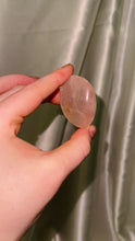Load and play video in Gallery viewer, Star Rose Quartz Palmstone C
