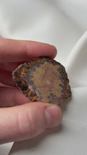 Load and play video in Gallery viewer, RARE! Incredible Purple and Orange Laguna Agate (Repaired)
