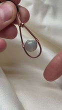 Load and play video in Gallery viewer, Labradorite Fidget Pendant in Copper A

