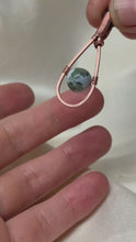 Load and play video in Gallery viewer, Sea Jasper Fidget Pendant in Copper A
