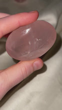 Load and play video in Gallery viewer, Star Rose Quartz Palmstone F
