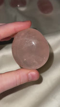 Load and play video in Gallery viewer, Star Rose Quartz Palmstone B

