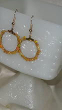 Load and play video in Gallery viewer, Gold-Fill Opal Beaded Earrings
