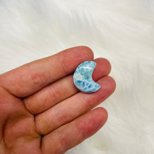 Load image into Gallery viewer, Top Quality Larimar Moon Carving 15
