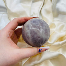 Load image into Gallery viewer, Purple Rose Quartz Sphere 4 (over 1lb!)
