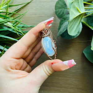 Rainbow Moonstone x Copper Wire: The Natural Elegance Collection