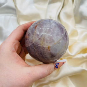 Purple Rose Quartz Sphere 1 (over 1lb!)