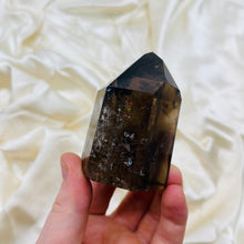 Load image into Gallery viewer, XL Smoky Quartz Tower from Brazil with Rainbows

