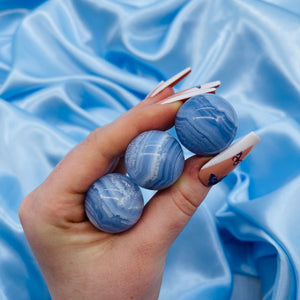 ONE Blue Lace Agate Sphere