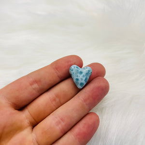 Top Quality Larimar Heart Carving 11