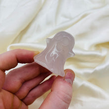 Load image into Gallery viewer, Rose Quartz Ghost Carvings
