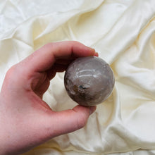 Load image into Gallery viewer, Smoky Lavender Rose Quartz Sphere 14

