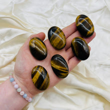 Load image into Gallery viewer, Tigers Eye Palmstones
