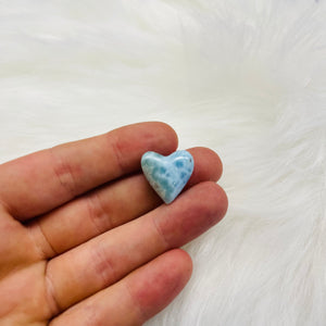 Top Quality Larimar Heart Carving 14