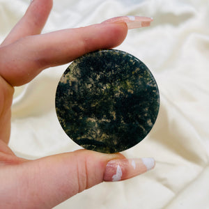 Moss Agate Charging Plates (1)