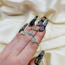 Load image into Gallery viewer, Opal Adjustable Sterling Silver Rings (Style 2)
