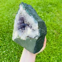 Load image into Gallery viewer, XL 7lb5oz Amethyst Cut Base 2 (chipped back)
