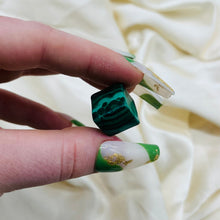 Load image into Gallery viewer, Mini Malachite “Cube” Carving 6
