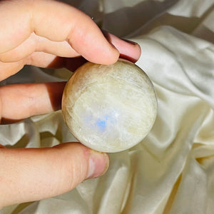 Sunstone in Moonstone “Belomorite” Sphere 1