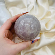 Load image into Gallery viewer, Purple Rose Quartz Sphere 5 (over 1lb!)
