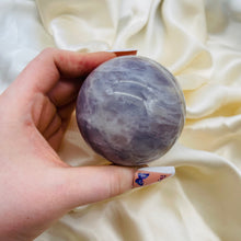 Load image into Gallery viewer, Purple Rose Quartz Sphere 7 (over 1lb!)
