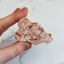 Load image into Gallery viewer, Pink Lace Agate Cloud with Druzy Pockets Carving 2
