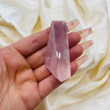 Load image into Gallery viewer, Ultra Gemmy Mozambique Rose Quartz Freeform 23
