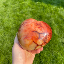 Load image into Gallery viewer, XXL 2lb14.1oz Carnelian Heart with Incredible color and Veins
