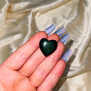 Rainbow Obsidian Heart Carvings (smaller, 1)