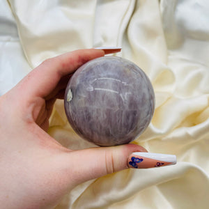 Purple Rose Quartz Sphere 4 (over 1lb!)