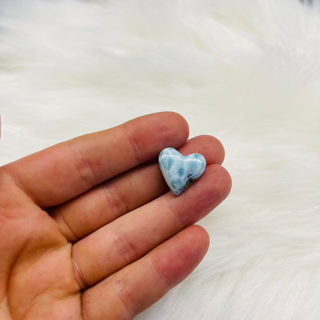 Top Quality Larimar Heart Carving 21