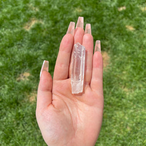 Stunning Lemurian Crystal with Silky Inclusions
