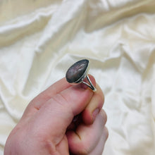 Load image into Gallery viewer, Purple Labradorite Sterling Silver Ring (Size 9)
