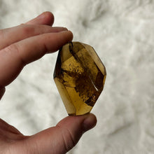 Load image into Gallery viewer, Natural Araçuaí Smoky Citrine Double Terminated Point with Rainbows 3
