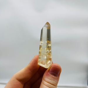 Natural Light Honey Citrine Tower with Stunning Clarity