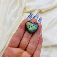 Load image into Gallery viewer, Top Quality Labradorite Heart Cabochon 1
