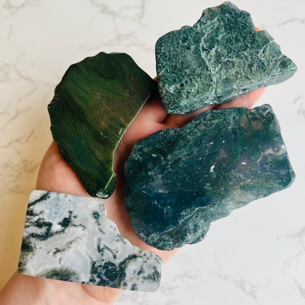Moss Agate Slabs (Larger)