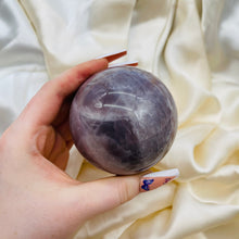 Load image into Gallery viewer, Purple Rose Quartz Sphere 3 (over 1lb!)
