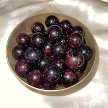 Load image into Gallery viewer, ONE Stunning Garnet Sphere (some have stars)
