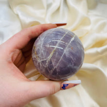 Load image into Gallery viewer, Purple Rose Quartz Sphere 7 (over 1lb!)
