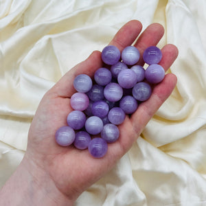 Top Quality Kunzite Spheres - Small, 5g-7.5g