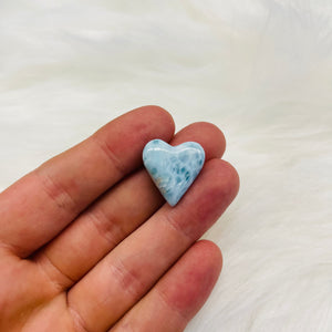Top Quality Larimar Heart Carving 29