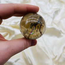 Load image into Gallery viewer, Smoky Quartz Sphere with Beautiful Rainbows
