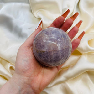 Purple Rose Quartz Sphere 8 (over 1lb!)