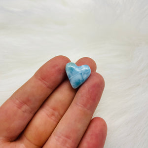 Top Quality Larimar Heart Carving 5