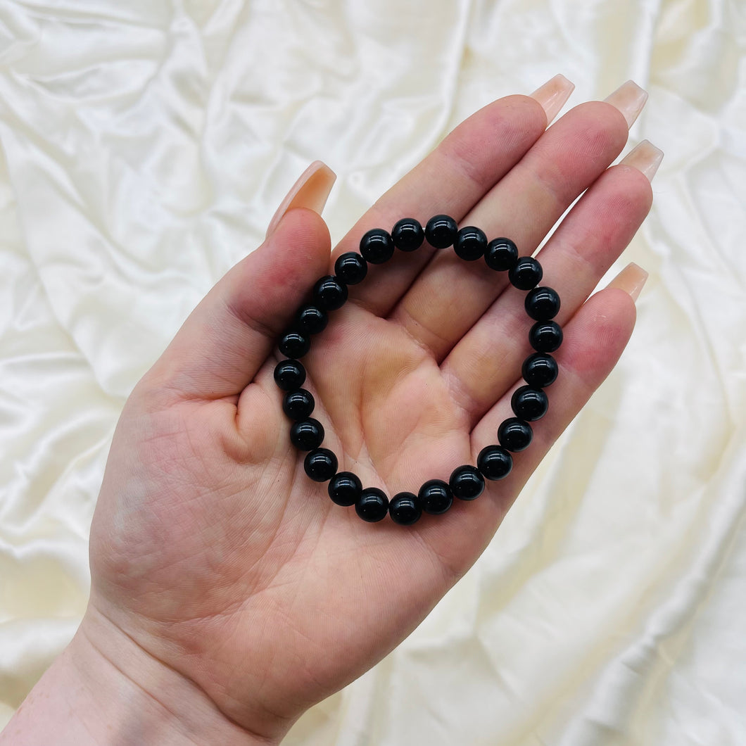 Obsidian Crystal Stretch Bracelets